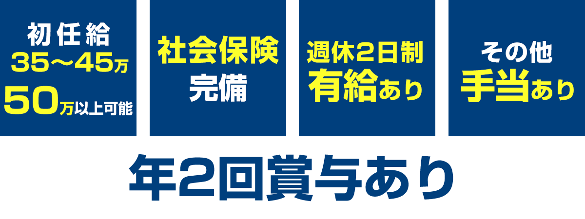 年2回賞与あり